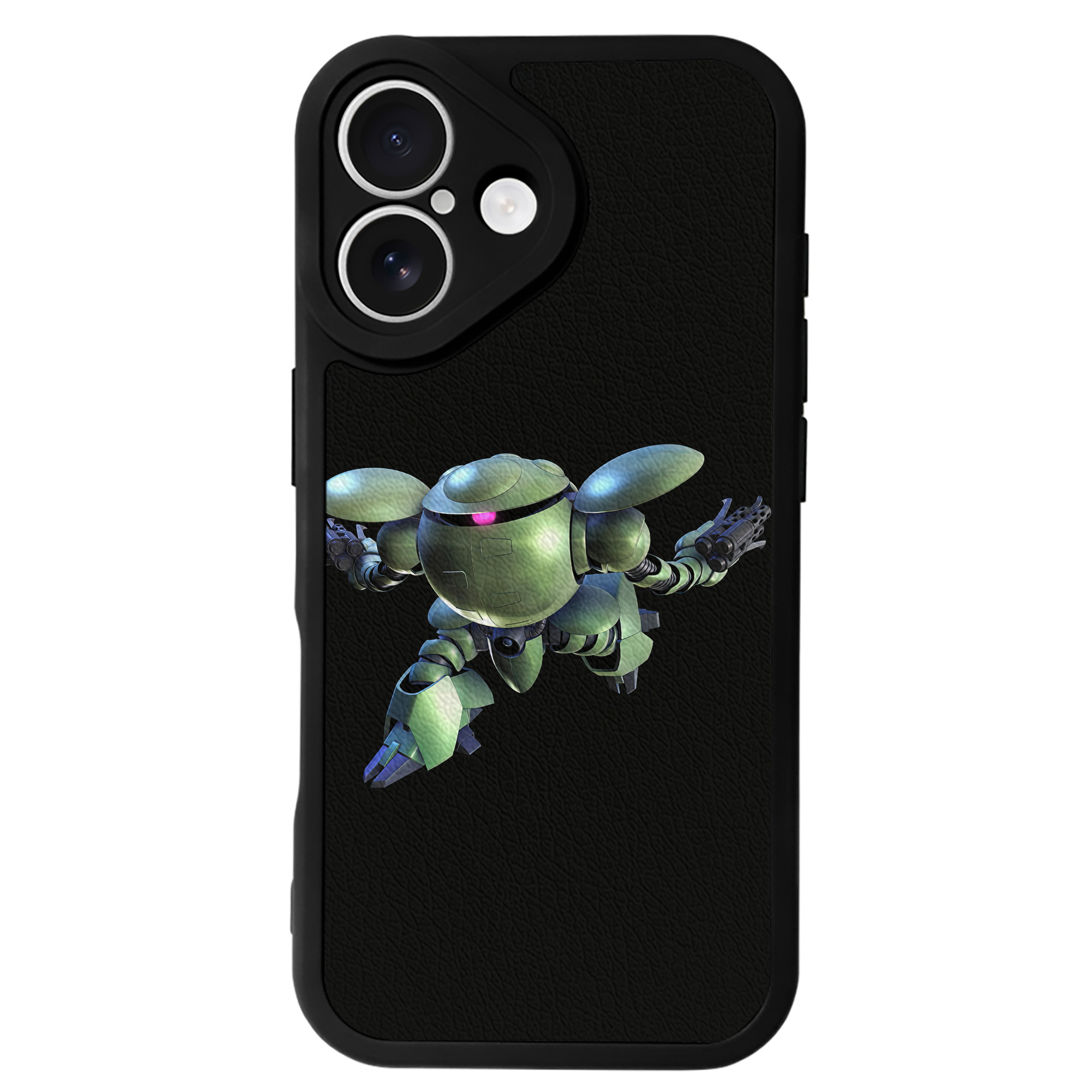 （画像用） 機動戦士ガンダム Mobile Suit Gundam 【iPhone 16シリーズ対応】シリコンスマホケース（レザー調） 材質：シリコン